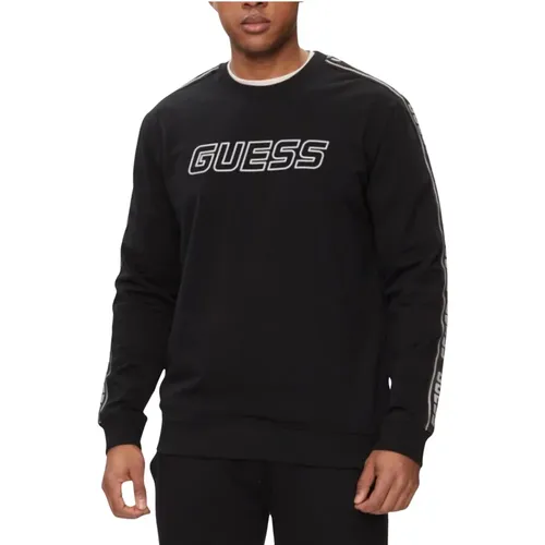 Herren Logo Sweatshirt , Herren, Größe: S - Guess - Modalova