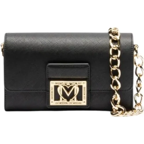 Saffiano Leder Tasche Love Moschino - Love Moschino - Modalova