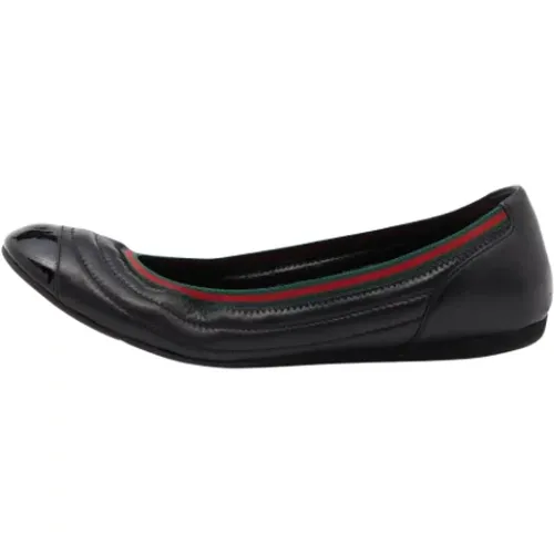 Pre-owned Leather flats , female, Sizes: 7 UK - Gucci Vintage - Modalova