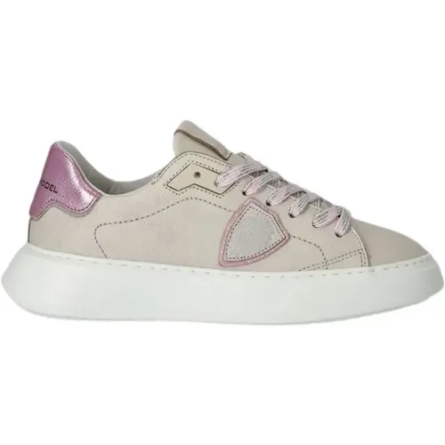 And Pink High Fashion Sneakers , male, Sizes: 7 UK - Philippe Model - Modalova