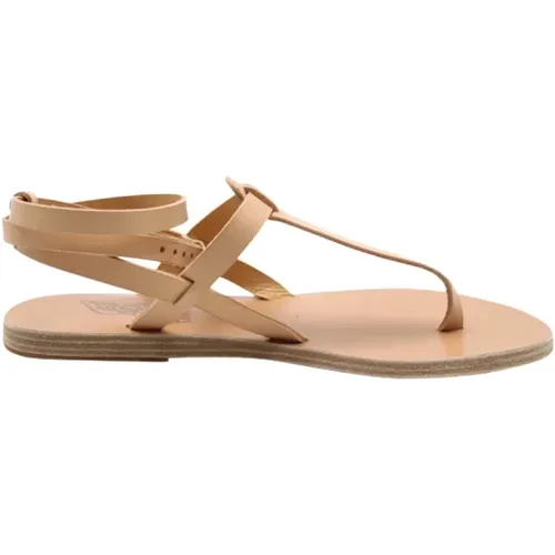 Natural Flat Sandals for Summer , female, Sizes: 8 UK, 7 UK, 5 UK, 3 UK - Ancient Greek Sandals - Modalova