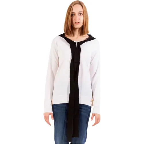 Street-Style Round-neck Knitwear for Women , female, Sizes: M, S, XL, XS - Love Moschino - Modalova