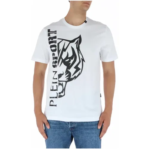 Printed T-shirt , male, Sizes: L, S - Plein Sport - Modalova