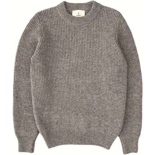 Teixeira Crew Neck Jumper Grey Mesc , male, Sizes: L - La Paz - Modalova