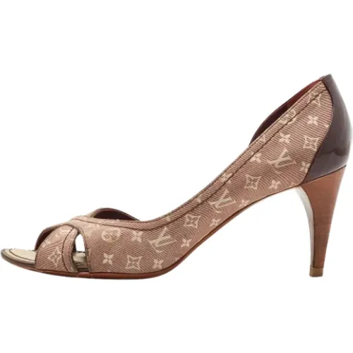 Pre-owned Canvas heels , Damen, Größe: 37 1/2 EU - Louis Vuitton Vintage - Modalova