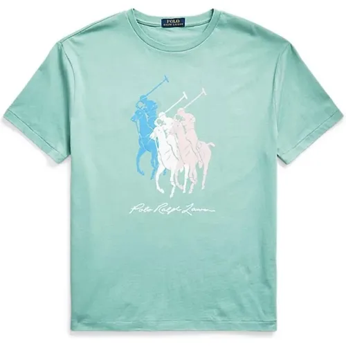 Stylisches T-Shirt für Männer , Herren, Größe: 2XL - Ralph Lauren - Modalova