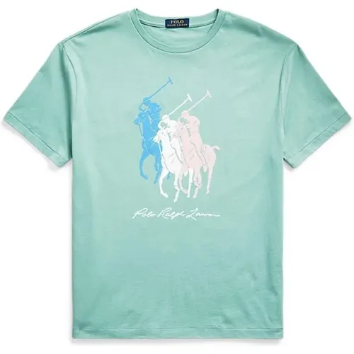 Stylisches T-Shirt für Männer , Herren, Größe: M - Ralph Lauren - Modalova