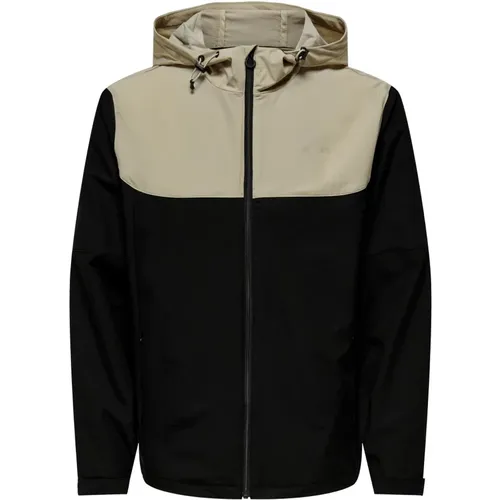 Noah Softshell Jacke mit Magnet-Taschen - Only & Sons - Modalova