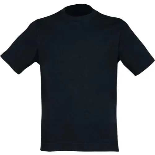 Navy Blaues Jersey T-Shirt , Herren, Größe: L - Circolo 1901 - Modalova