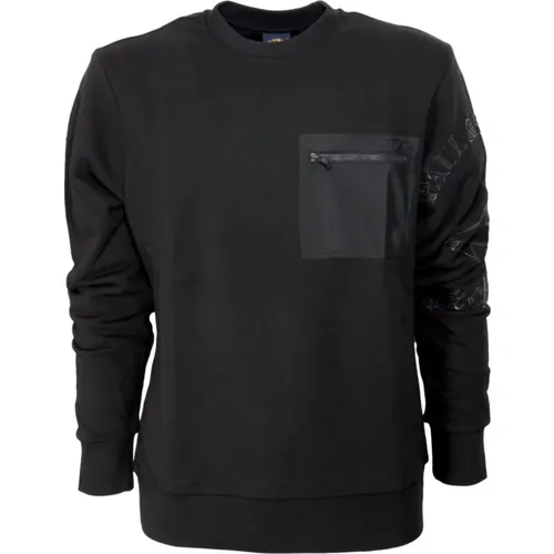 Men`s Crewneck Sweatshirt with Pocket 12311821 Color , male, Sizes: M, 2XL, XL - PAUL & SHARK - Modalova