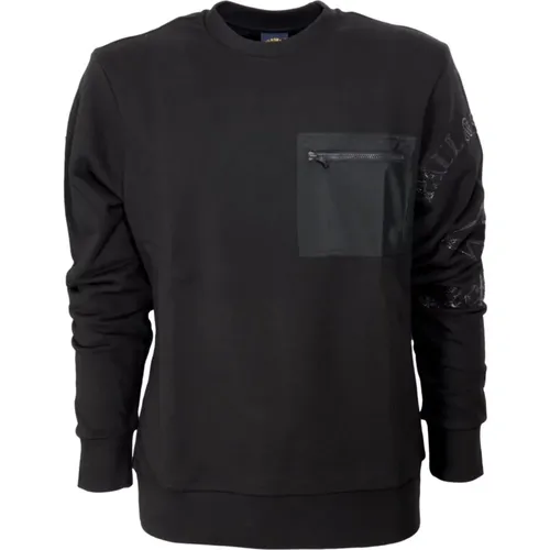 Men`s Crewneck Sweatshirt with Pocket 12311821 Color , male, Sizes: M, 2XL, XL, L - PAUL & SHARK - Modalova