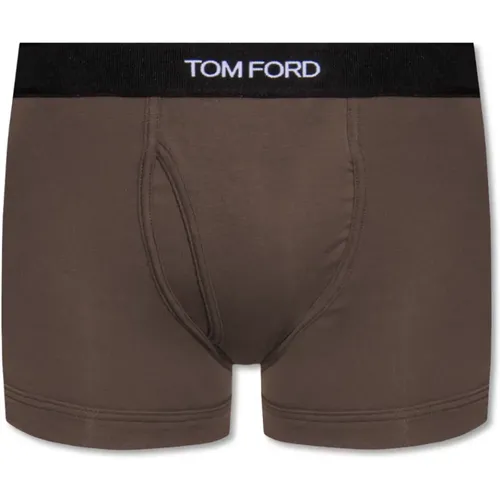 Boxers with logo , male, Sizes: S - Tom Ford - Modalova