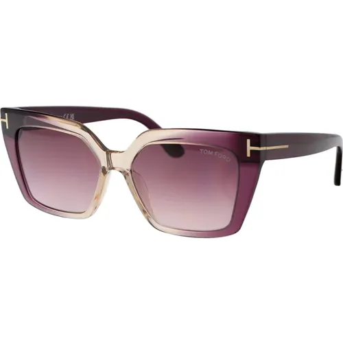Stylische Winona Sonnenbrille für den Sommer , Damen, Größe: 53 MM - Tom Ford - Modalova