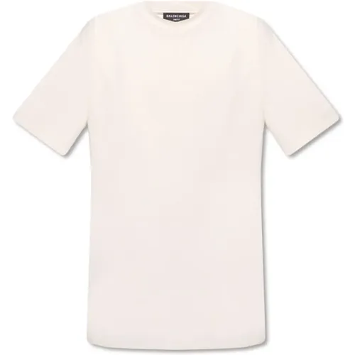 T-Shirt , Herren, Größe: M - Balenciaga - Modalova