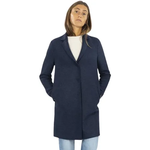 Pressed Wool Cocoon Coat , female, Sizes: XS - Harris Wharf London - Modalova