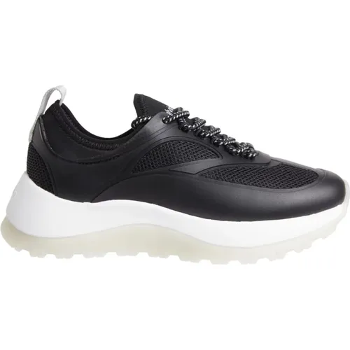 Pearl Mix Lace-Up Sneakers , female, Sizes: 7 UK, 5 UK, 4 UK, 6 UK, 8 UK, 3 UK - Calvin Klein - Modalova