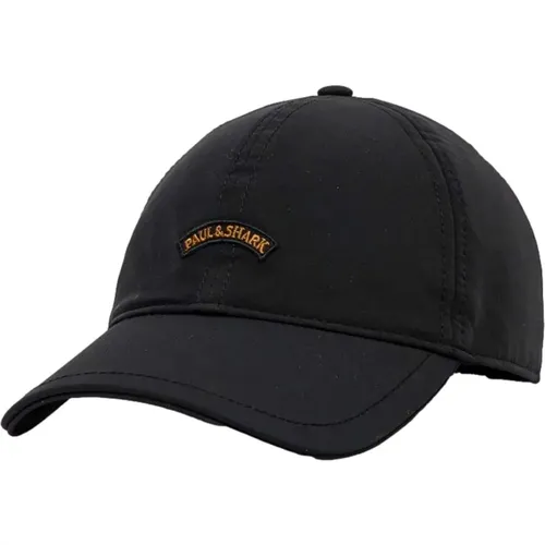 Baseball Cap Moon Badge Schwarz - PAUL & SHARK - Modalova