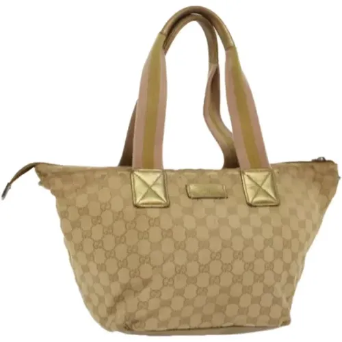 Pre-owned Canvas totes , female, Sizes: ONE SIZE - Gucci Vintage - Modalova