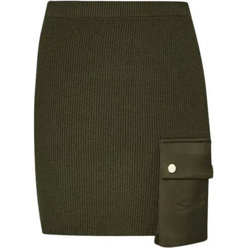 Knit mini skirt with pocket , female, Sizes: XS, M, S, L - Liu Jo - Modalova