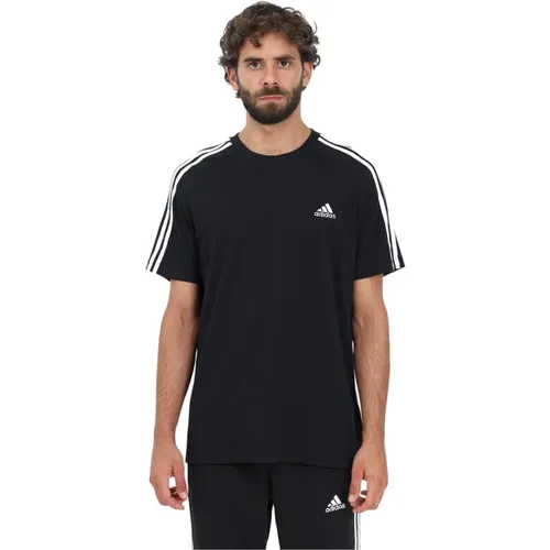 Schwarzes Performance T-Shirt für Männer , Herren, Größe: 2XL - Adidas - Modalova