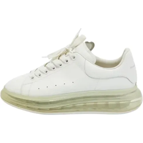Pre-owned Leather sneakers , female, Sizes: 9 1/2 UK - Alexander McQueen Pre-owned - Modalova