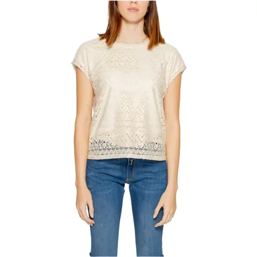 Damen T-Shirt Frühling/Sommer , Damen, Größe: S - Vero Moda - Modalova