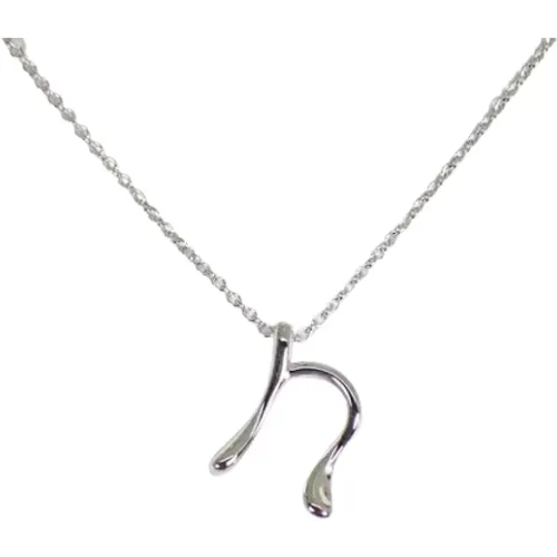 Pre-owned Silver necklaces , female, Sizes: ONE SIZE - Tiffany & Co. Pre-owned - Modalova