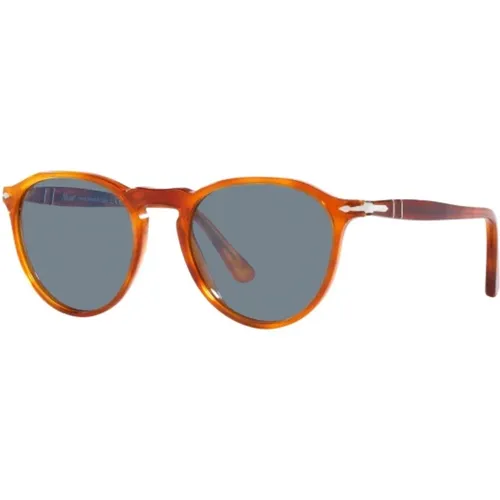 Stilvolle Unisex Sonnenbrille Acetat Kristall , Herren, Größe: M - Persol - Modalova