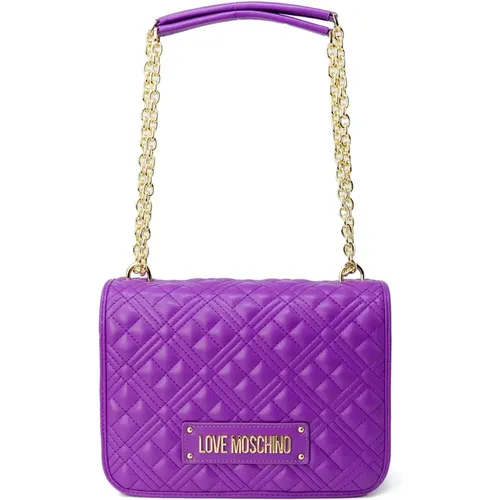 Gesteppte Damenhandtasche , Damen, Größe: ONE Size - Love Moschino - Modalova