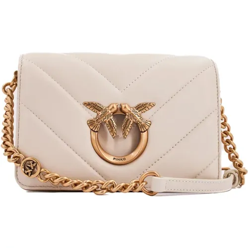 Mini Love Crossbody Tasche , Damen, Größe: ONE Size - pinko - Modalova