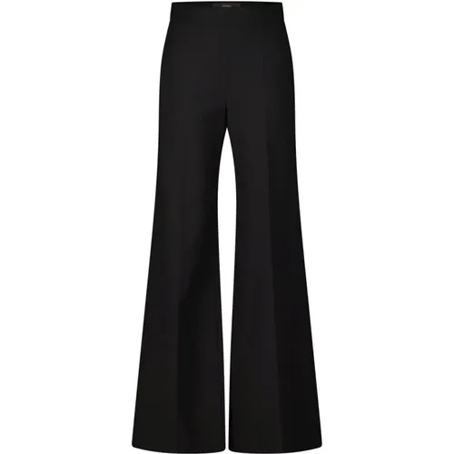 High-Waist Viskose Crêpe Business Hose , Damen, Größe: XS - Windsor - Modalova