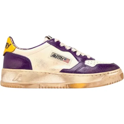Vintage Leder Medalist Sneakers - Autry - Modalova