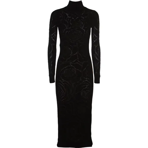 Schwarze kleid für Frauen , Damen, Größe: 2XS - alberta ferretti - Modalova