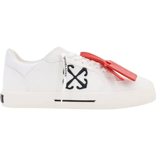 Off , Canvas Vulcanized Sneakers mit Arrow Logo , Herren, Größe: 40 EU - Off White - Modalova