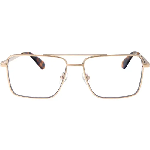 Stylish Optical Style 66 Glasses , unisex, Sizes: 57 MM - Off White - Modalova