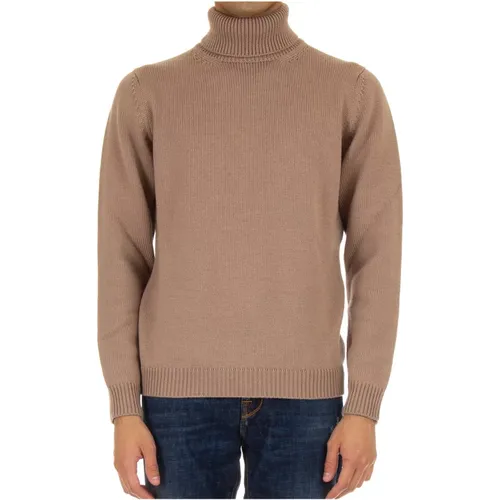 Turtlenecks , male, Sizes: L, M - Roberto Collina - Modalova