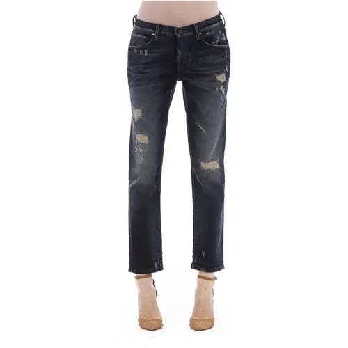 Straight Leg Jeans mit Logo-Details , Damen, Größe: W28 - Jacob Cohën - Modalova