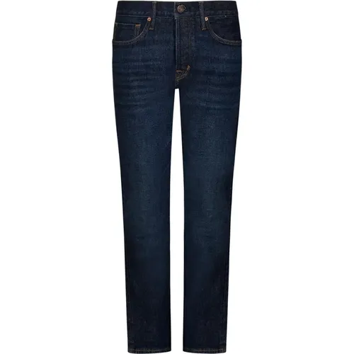 Slim Fit Jeans Aw24 , male, Sizes: W33 - Tom Ford - Modalova