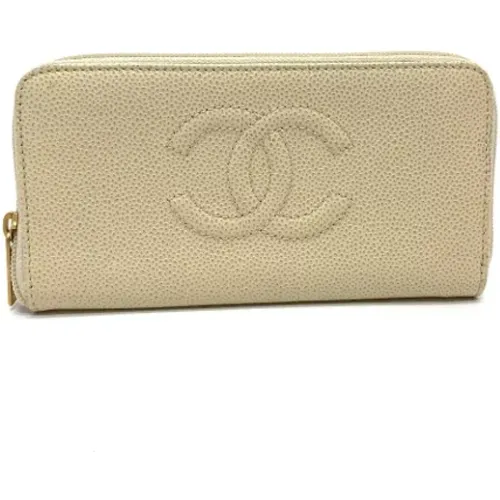 Pre-owned Leather wallets , female, Sizes: ONE SIZE - Chanel Vintage - Modalova