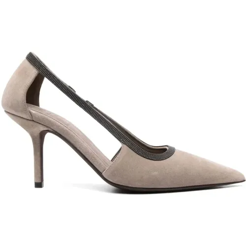 Elegant Ice Pumps for Women , female, Sizes: 7 UK, 5 UK, 4 UK - BRUNELLO CUCINELLI - Modalova