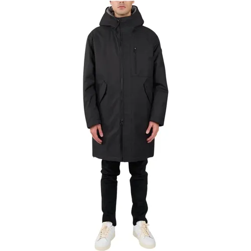 Parka mit abnehmbarer Kapuze und Reißverschluss , Herren, Größe: 2XL - Duno - Modalova