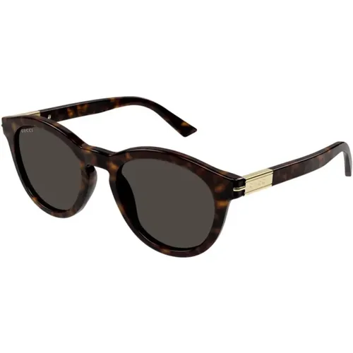 Havana Sunglasses , unisex, Sizes: 52 MM - Gucci - Modalova