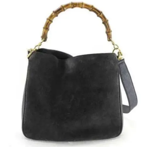 Suede Gucci Bags - Pre-owned, Made in Italy , female, Sizes: ONE SIZE - Gucci Vintage - Modalova