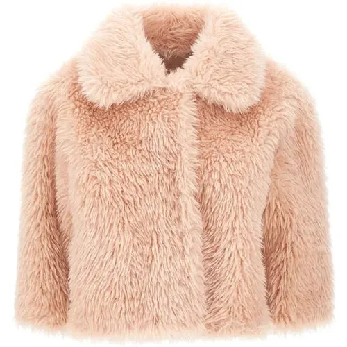 Pastel Ecological Fur Coat , female, Sizes: S - Liu Jo - Modalova