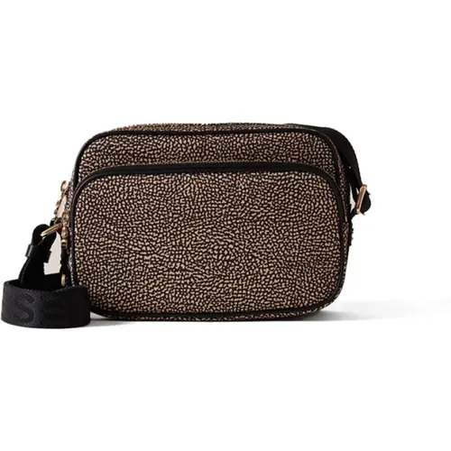 Geometrische Eco Line Schultertasche , Damen, Größe: ONE Size - Borbonese - Modalova