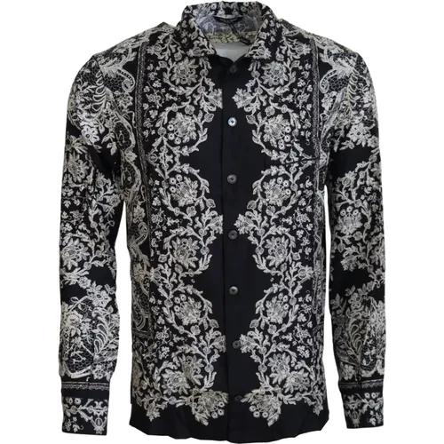 Casual Shirts , Herren, Größe: M - Dolce & Gabbana - Modalova