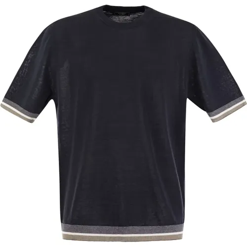 T-Shirts , Herren, Größe: L - PESERICO - Modalova