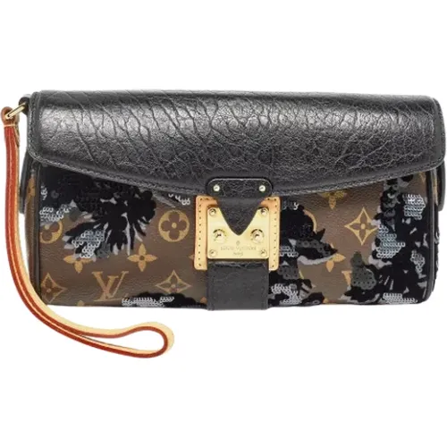 Pre-owned Leather clutches , female, Sizes: ONE SIZE - Louis Vuitton Vintage - Modalova