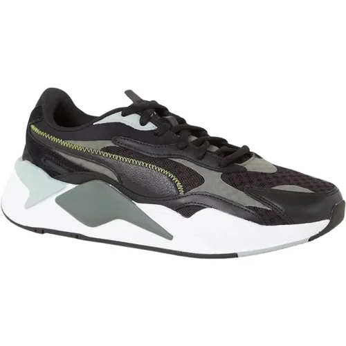 RSx3 Schwarze Schnürschuhe Mit Flachem Absatz - Puma - Modalova