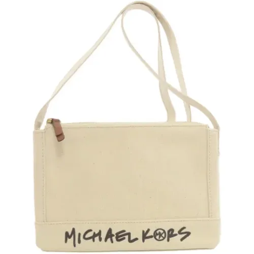 Pre-owned Canvas schultertasche , Damen, Größe: ONE Size - Michael Kors Pre-owned - Modalova